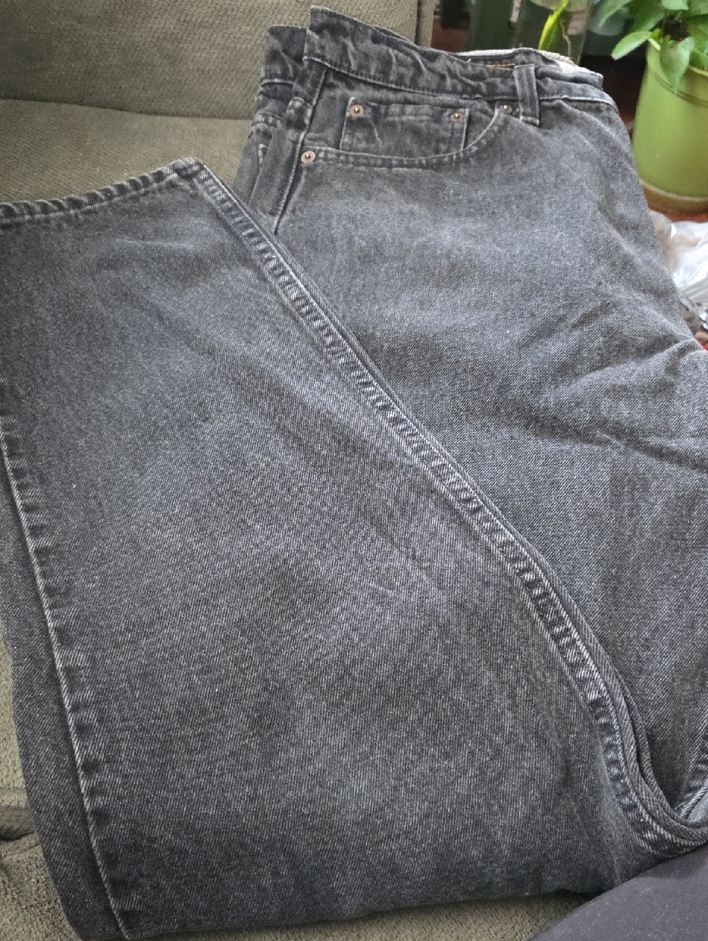 Levi's 550 Relaxed Fit Black Wash Jeans